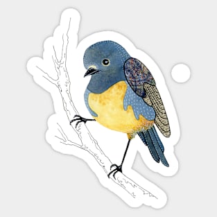 New Zealand Robin Sticker